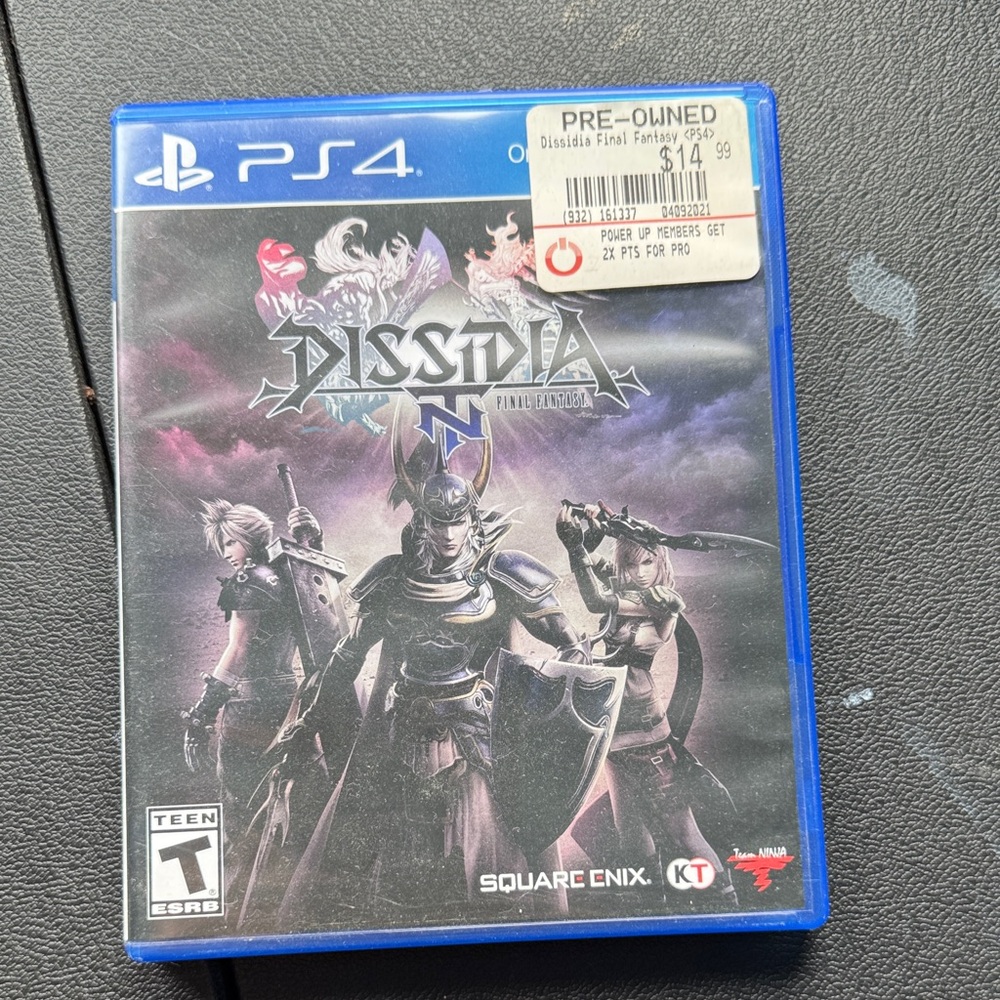 Square Enix Dissidia Final Fantasy NT for PS4 - Blue Case